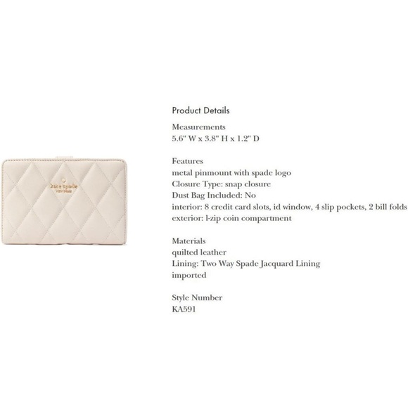 Kate Spade New York Carey Wallet - Picture 2 of 9